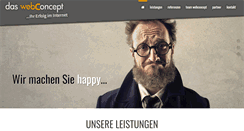 Desktop Screenshot of das-webconcept.de
